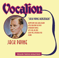 Jack PayneVOLUME 1 - JACK PAYNE REMEMBERSRE-ISSUE