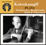 Georg KulenkampffPLAYS TCHAIKOVSKY, MENDELSSOHN, BACH & SCHUMANN