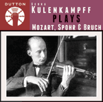 Georg KulenkampffPLAYS MOZART, SPOHR & BRUCH