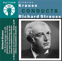 Clemens Krauss conducts Richard Strauss