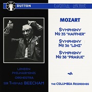 Thomas Beecham Conducts Mozart Symphonies